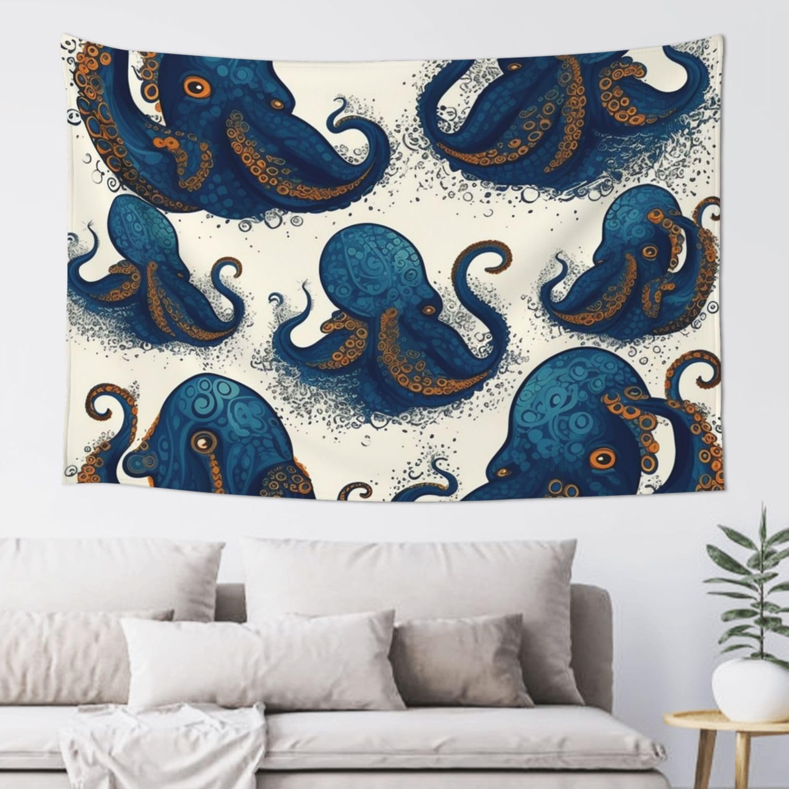 FodPand Tentacles octopus Tapestry for Bedroom Aesthetic, Wall Hanging Tapestries Art Decor Backdrop Wall Tapestry for Dorm Living Room Funny Poster Party Banner Background 40" X 60"
