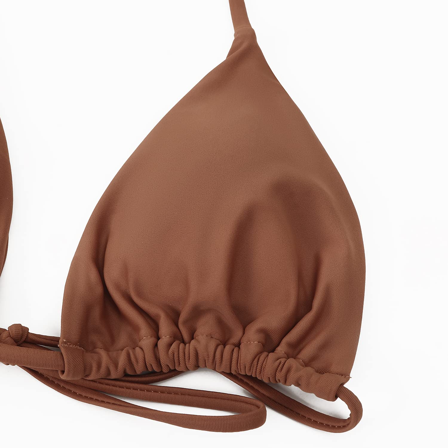 DOULAFASS Ensemble bikini sexy triangle string style brésilien 2 pièces