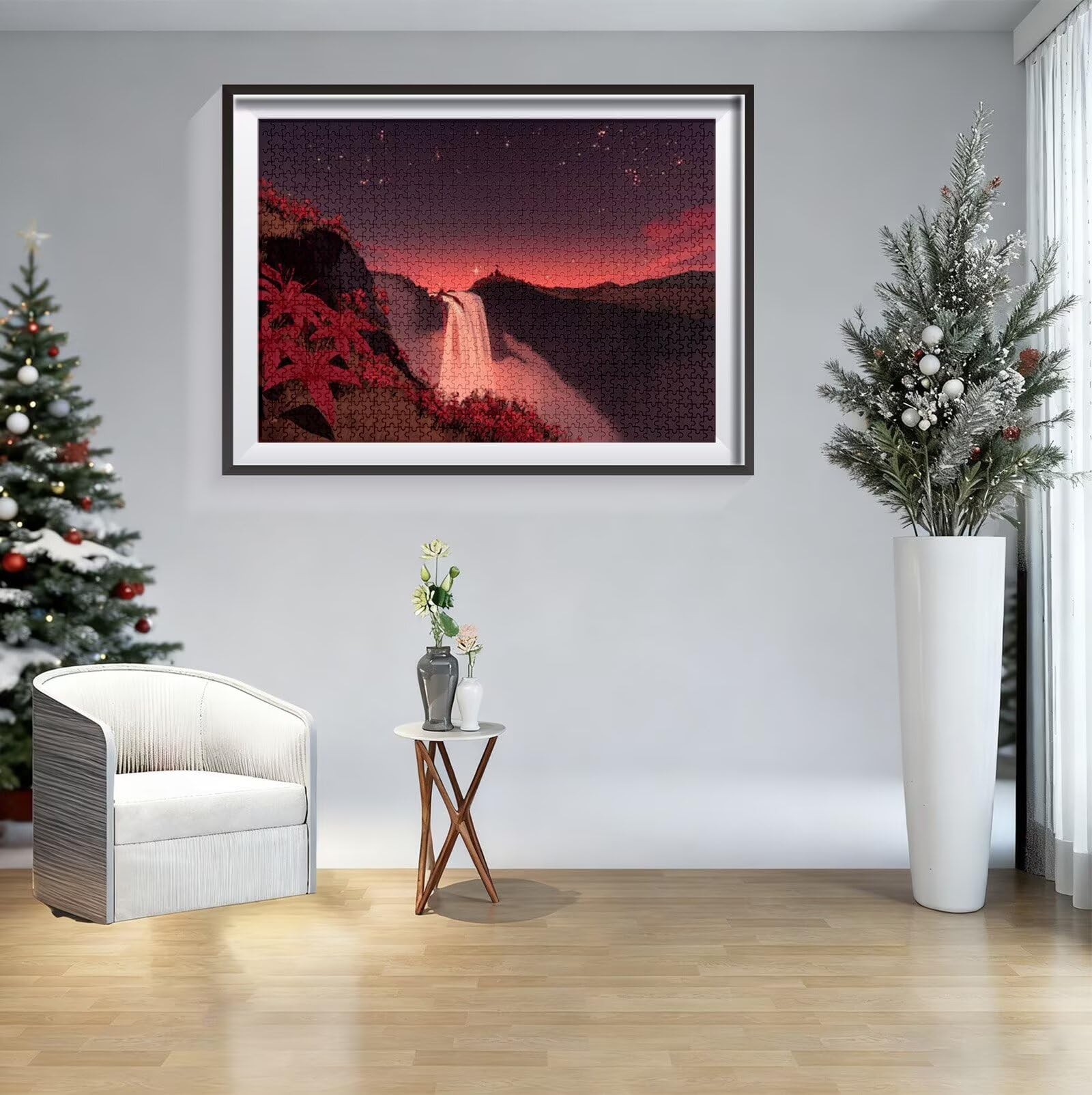 Puzzle 4000 Piezas Caer, Puzzle Flor con Caja para Adultos, 141x87 cm, DIY 4000 Piezas Rompecabezas Madera para Adultos, Rompecabezas Desafiante para Decoracion Hogar y Pared, Regalo Mujer H-1214