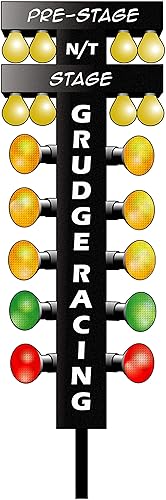 Grudge Racing Drag Tree Decal (24" x 9")