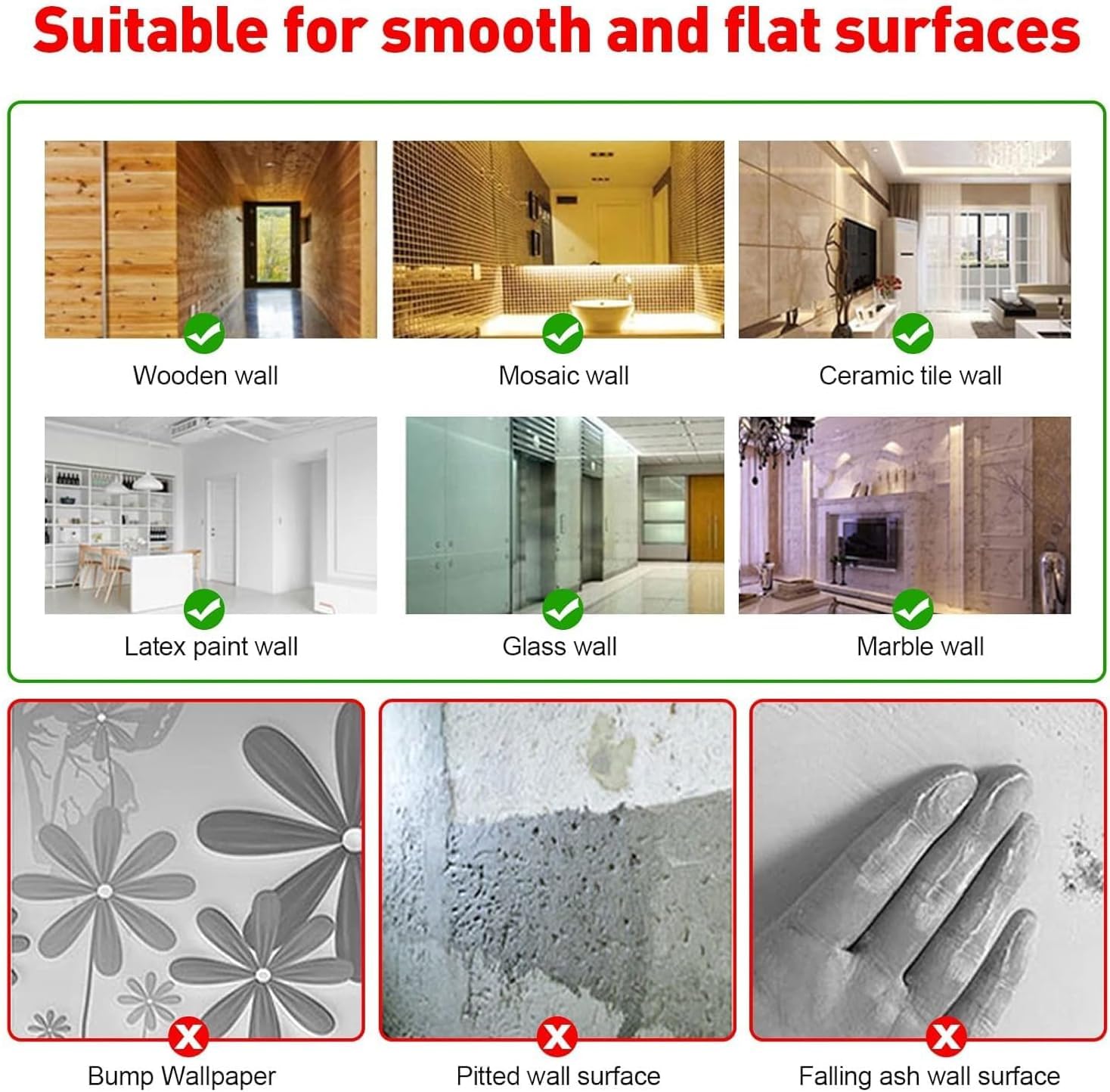 Bande de seuil de porte autocollante en caoutchouc (1 m-10 m) – Pinces pour pentes de 5 à 10 mm de hauteur – Solution durable de transition de tapis