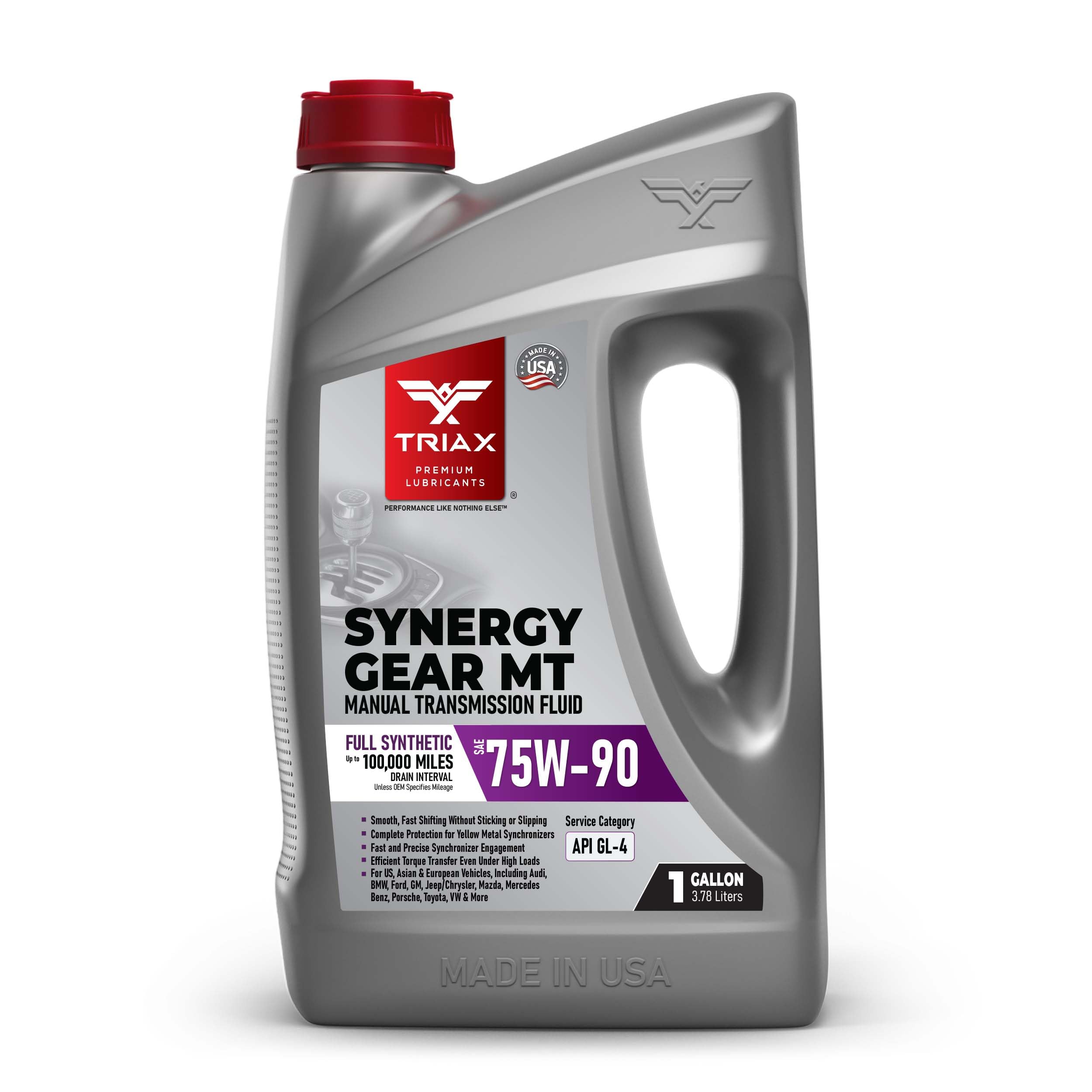 Amazon.com: TRIAX Synergy Gear MT 75W-90 GL-4 (MT-90); Full
