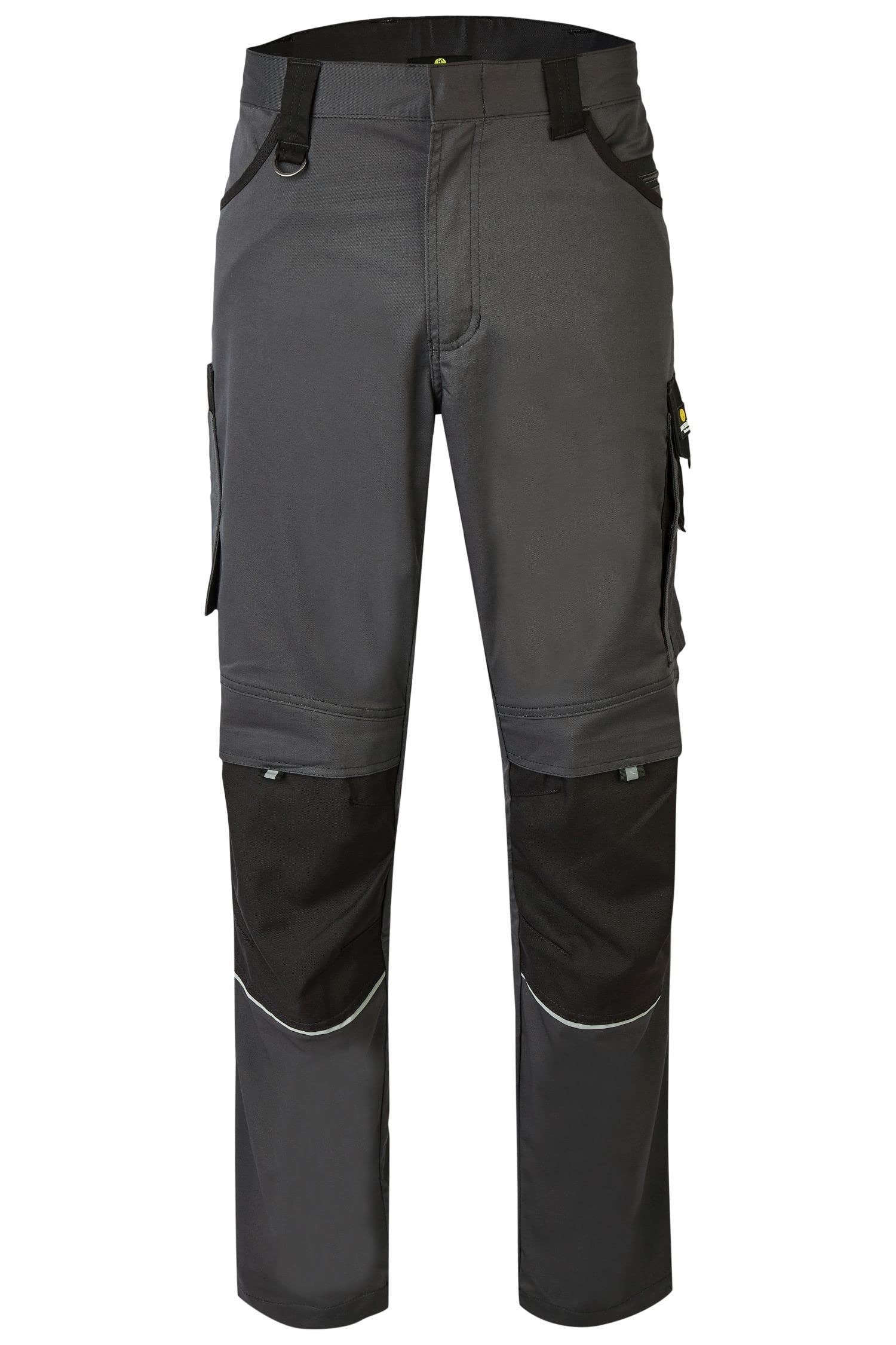 HSW Professional – Pantalones Largos de Trabajo para Hombre – Pantalones de diseño y Ligeros con Bolsillos en la Rodilla – Duraderos