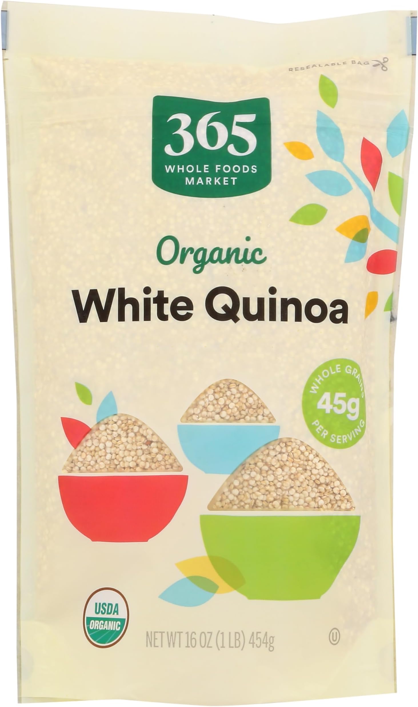 365 by Whole Foods Market, Organic White Quinoa, 16 Ounce
