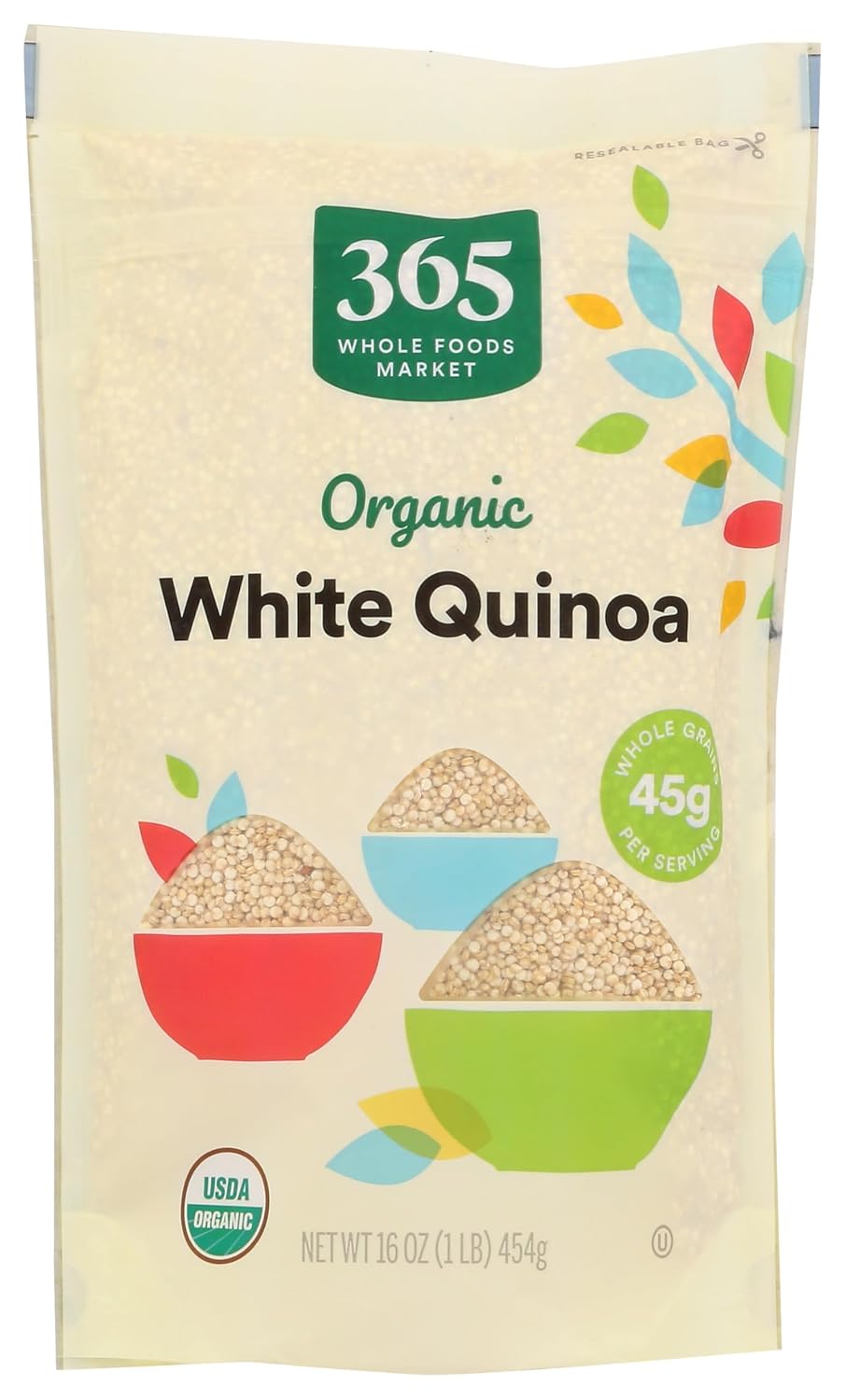 365 by Whole Foods Market, Organic White Quinoa, 16 Ounce (Pack of 2) image 5
