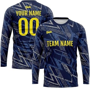 Custom T Shirt Long Sleeve Basketball Soccer Football Shooting T-Shirt for Adults and Kids