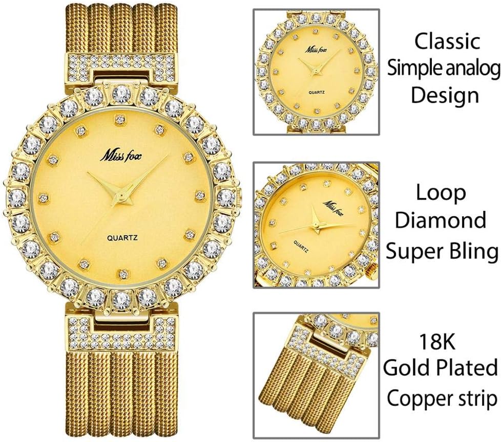 WatchAE – Women Watches Luxury Brand Watch Bracelet Waterproof Big Lab Diamond Ladies Wrist Watches For Women Quartz Clock Hours