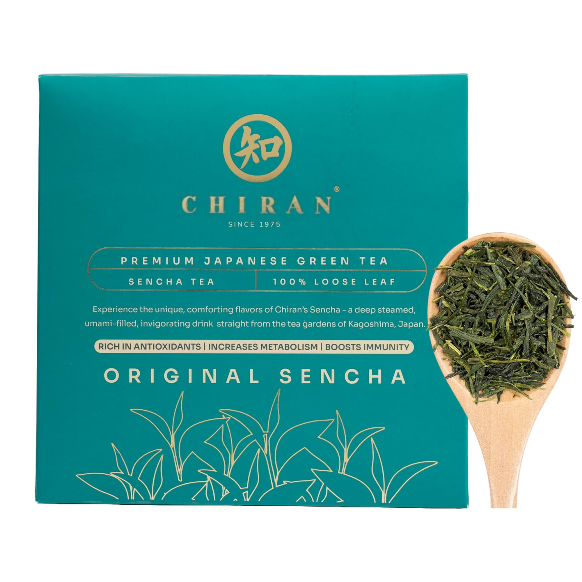 CHIRAN Japanese Sencha Green Tea — Loose Leaf 50g (~25 Cups