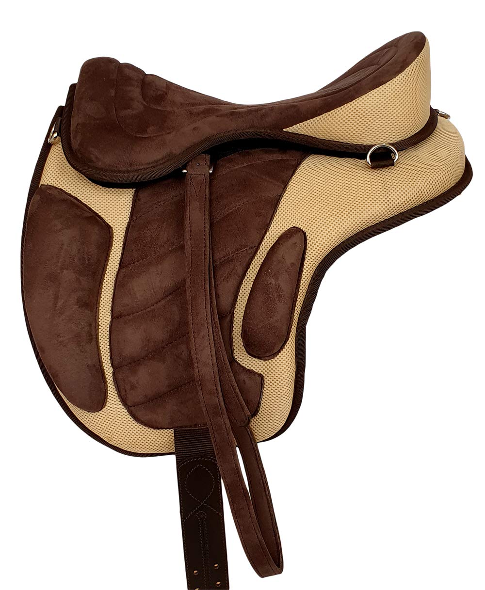 A&M Reitsport Baumloser Wanderreit Sattel Liberty Braun/Beige NEU+ Zubehör, Größe:17 Zoll