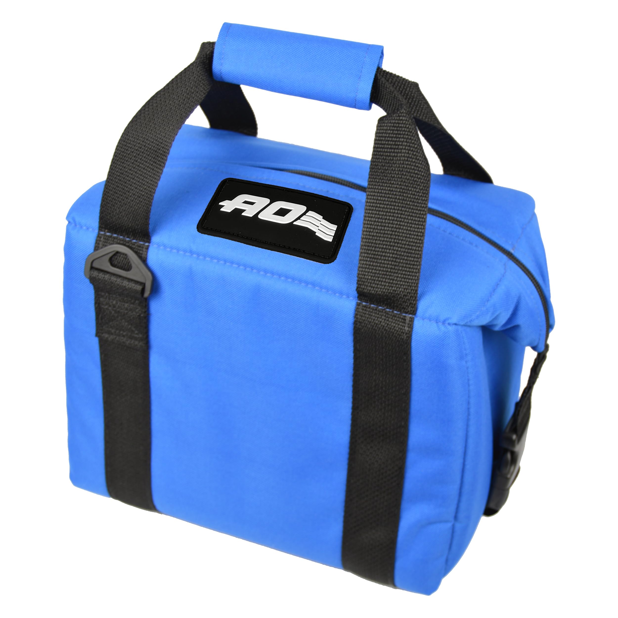 AO Coolers Original Soft-Sided Cooler Bag, Leak Proof, Insulated, Lunch & Travel Size, Royal Blue, 9-Can, Made in The USA