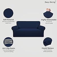 Vista 591 de Easy-Going - Funda elástica para sofá, 1 pieza, protector de muebles, suave, con parte inferior elástica, para niños, tela de jacquard de poliéster