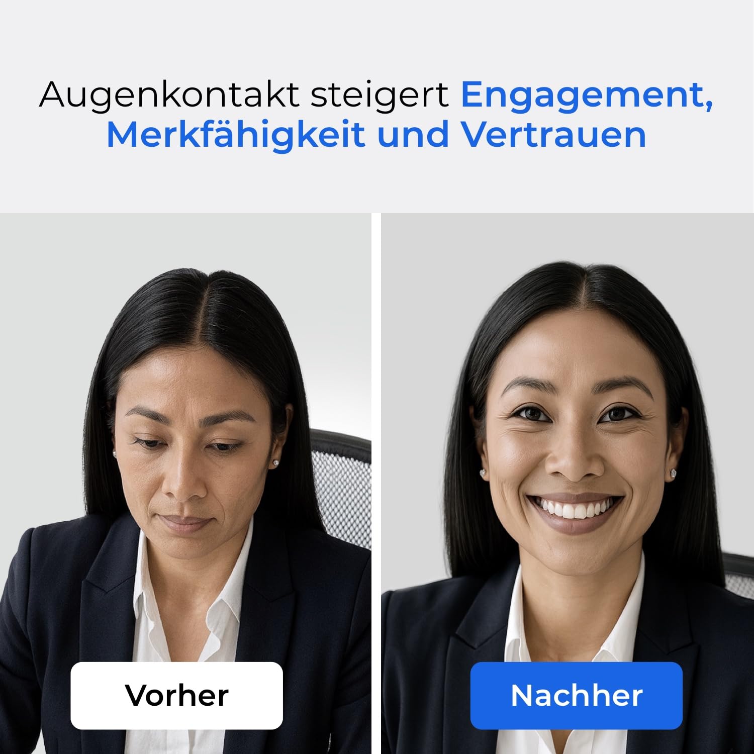 ProHello 4K HD Webcam mit Blickkontakt & Windows Hello Gesichtserkennung | Mikrofone mit Geräuschunterdrückung, USB Plug & Play für Mac, PC & Linux, kompatibel mit Zoom, Teams, Meet