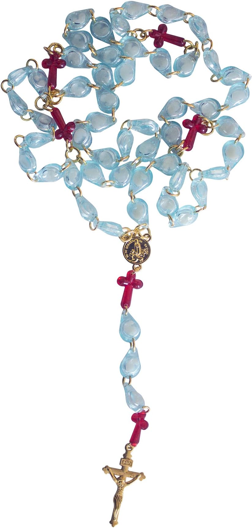 Rosario del nino No Nacido - Rosary of The Unborn Child in Blue Color Catholic Rosary