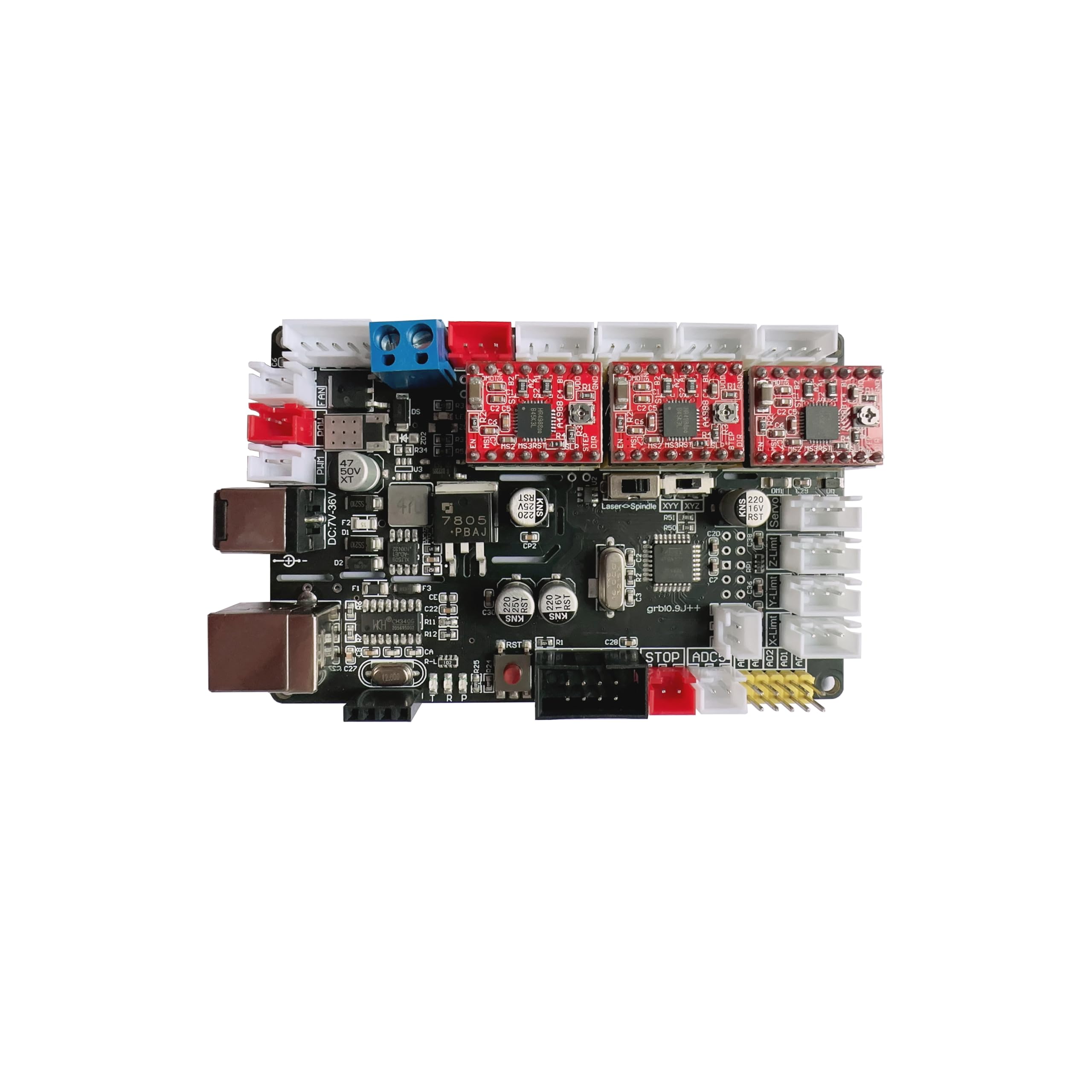 F-Yi GRBL Controller Board 3 Axis Controller Panel for DIY CNC 3018 1610 2418