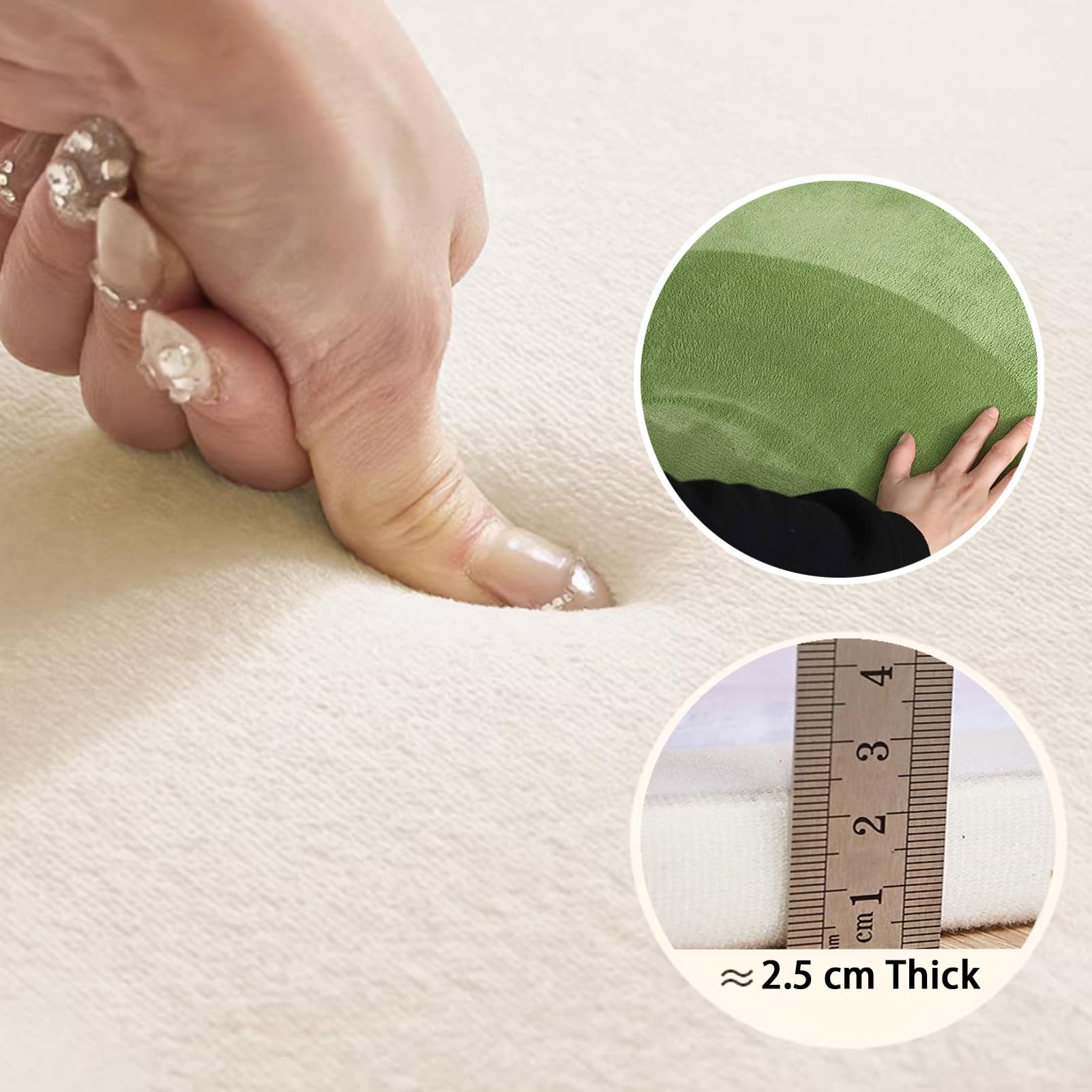 Spielmatte & Krabbelmatte Baby Faltbar 100 x 240 cm, Baby Krabbelmatte Große Spielmatte mit Schaumfüllung, Krabbelmatte Baby Faltbar, Dicke rutschfest Waschbar Wohnzimmer-Bodenmatte für Kinderzimmer