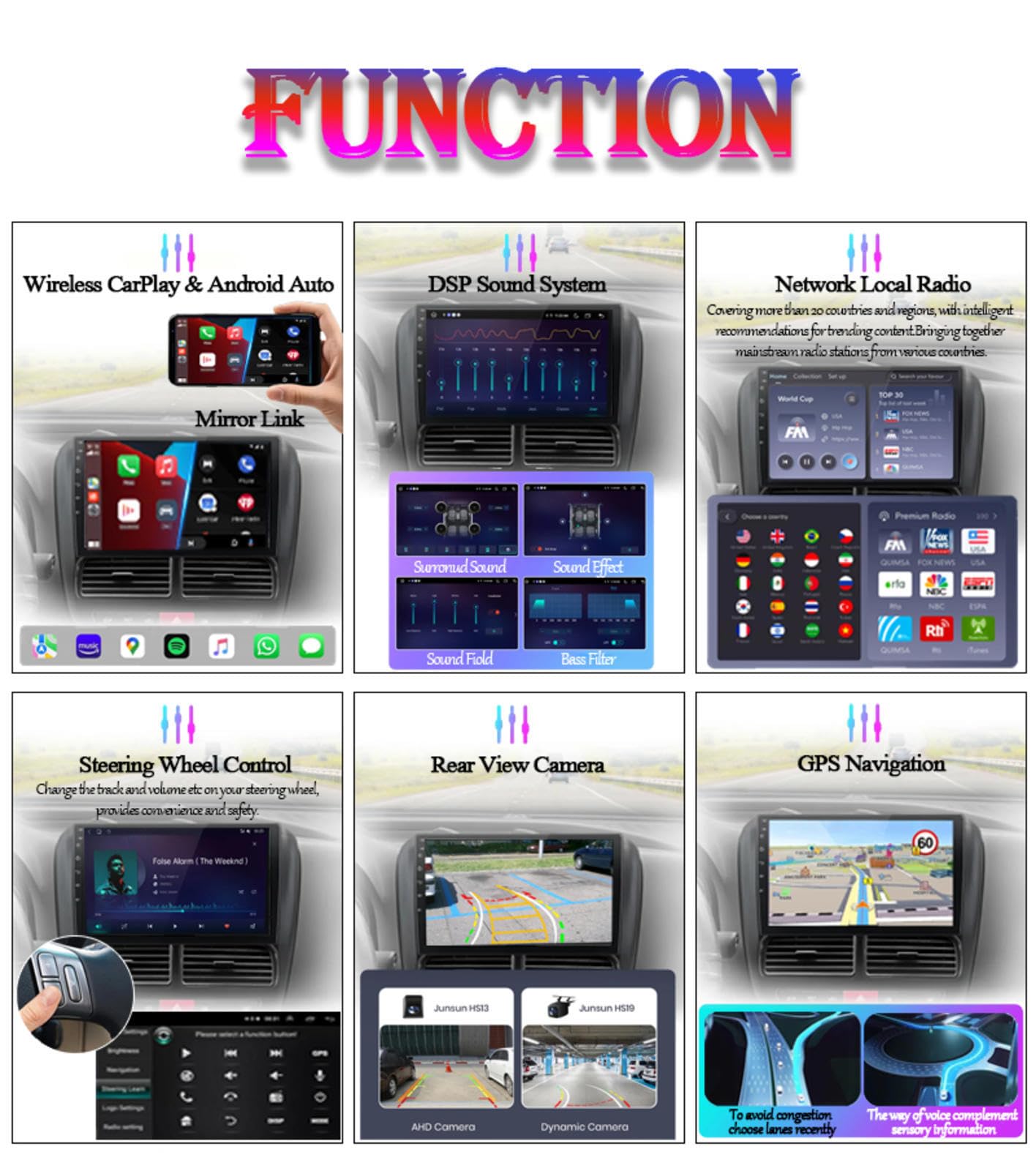Android 16 Double Din Car Stereo 9" Ekran Dotykowy Samochód Dla Fiat Doblo 2010-2015 Combo 2011-2018 Z Bluetooth Nawigacja Gps Radio Fm Obsługa Plug and Play Carplay matyczna Kamera Cofania,M110