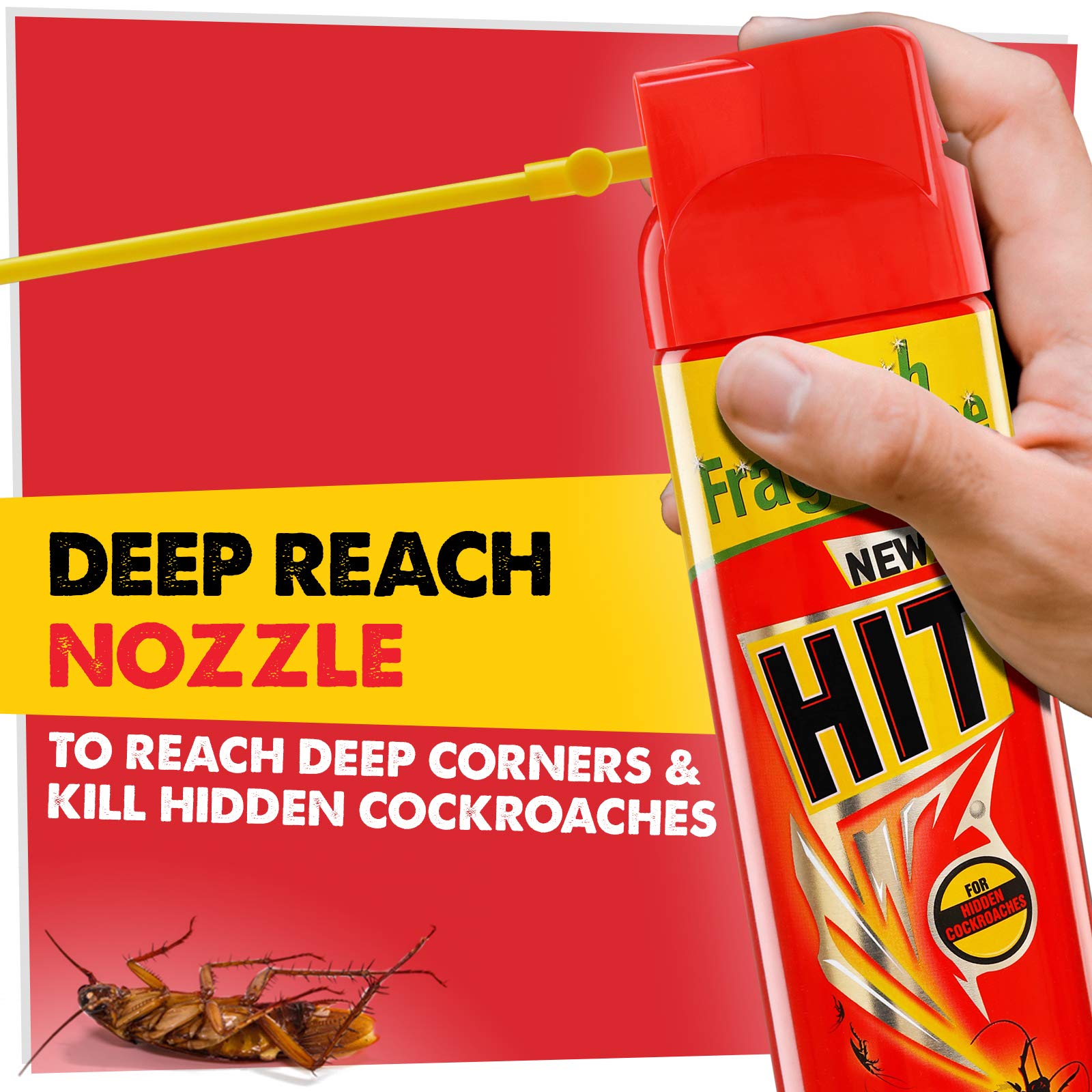 HIT Crawling Insect Killer Cockroach Killer Spray Instant Kill