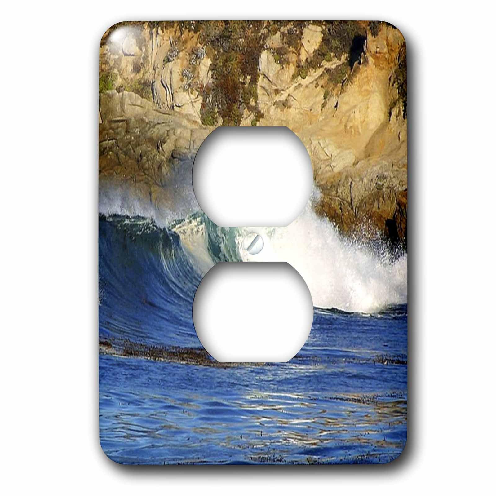 Coque de prise Big Sur Waves pour remplacer les plaques murales blanches