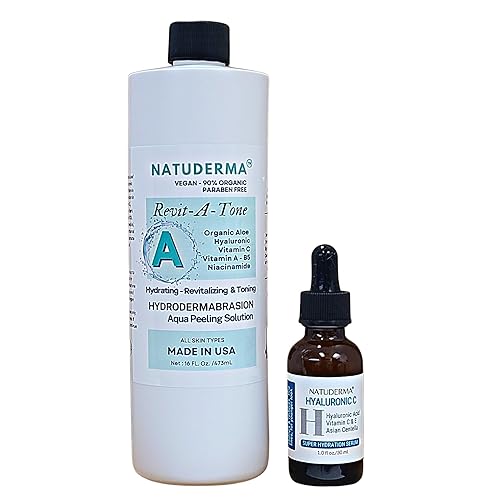 Hydrodermabrasion Solutions  Suero antioxidante revitalizante para máquina de dermoabrasión hidráulica y oxígeno facial, Revita-A-Tone, 16 onzas  y disponible en Yaxa Venezuela