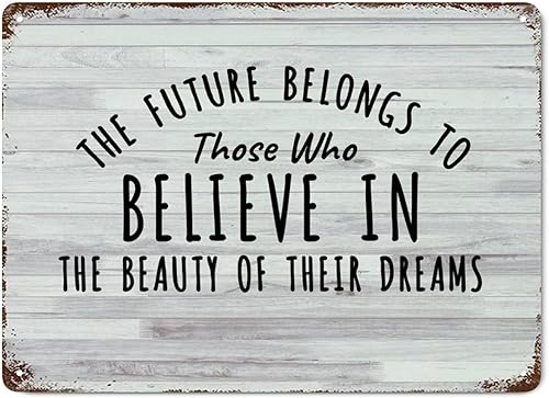 Vista 50 de LUIJORGY Letrero de metal con letras familiares con texto en inglés «The Mountains Are Calling And I Must Go», letrero de aluminio vintage