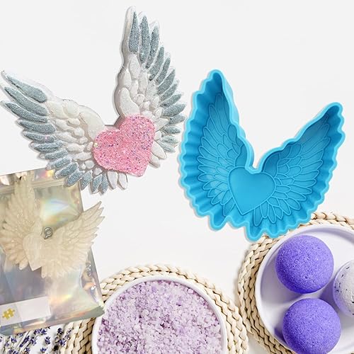 Miniatura 5 de Molde de frescor de ala molde de silicona Rifanda para cuentas de aroma frescuras de automóvil cera de jabón molde de yeso de arcilla para bricolaje