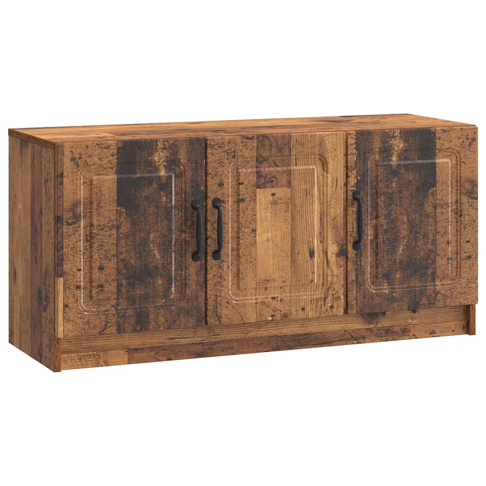 Meuble TV moderne 99 cm en bois stable avec rangements pour support multimédia
