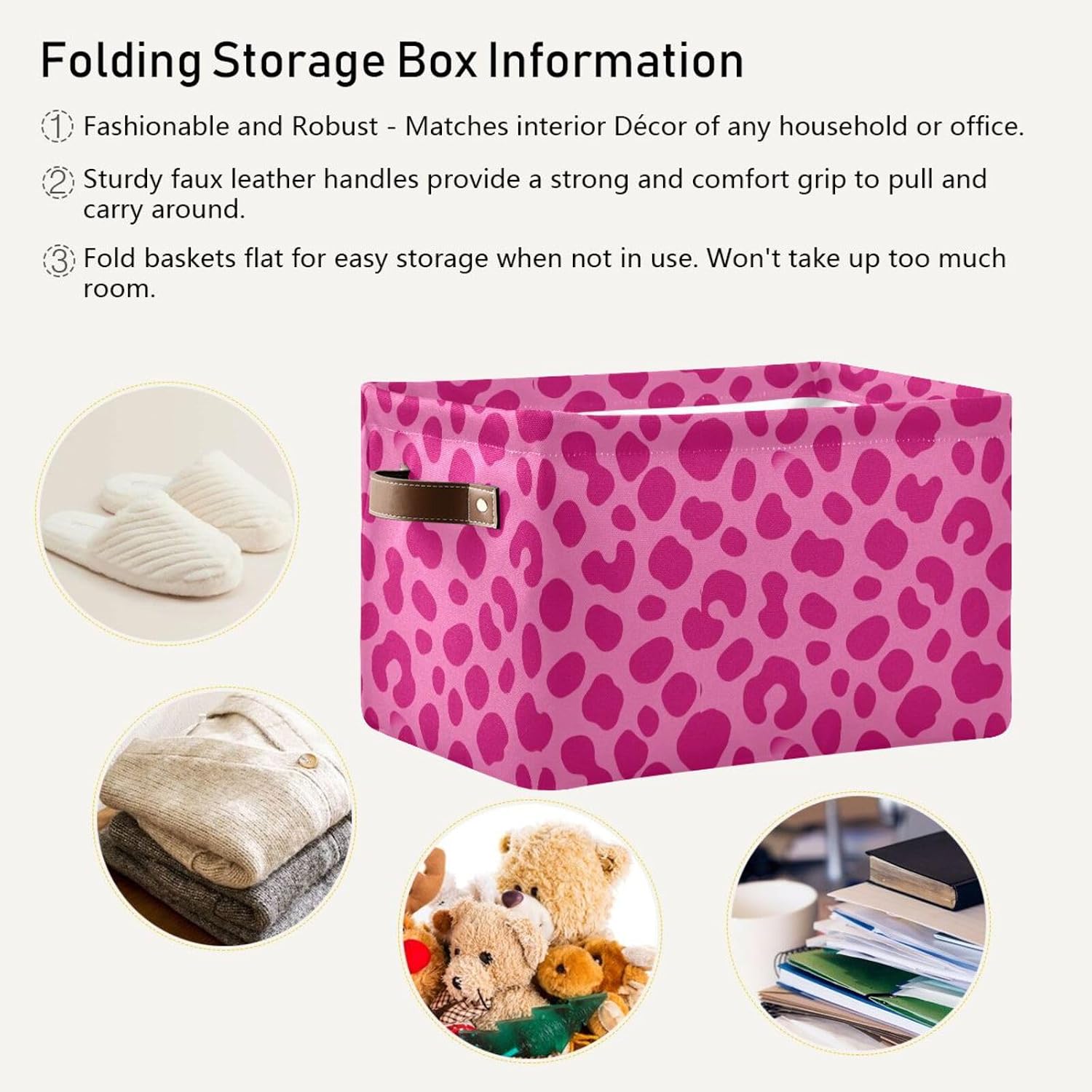 folding and waterproof organizers and storage basket image 5