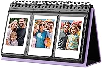 Vista 8 de Mini álbum de fotos para cámara Fujifilm Instax Mini, álbum de fotos de 96 bolsillos para Polaroid, álbum de pantalla de escritorio de cuero