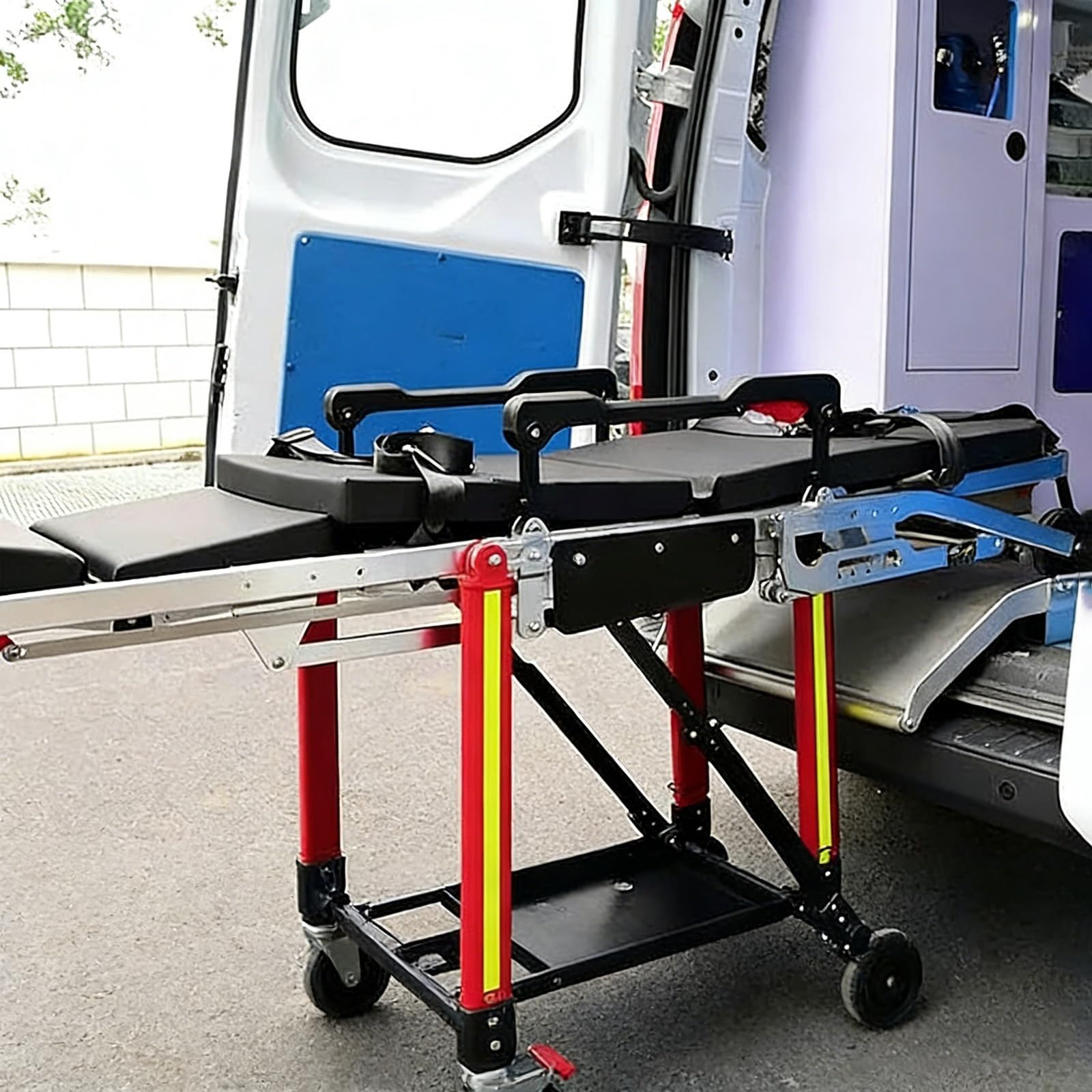 Camilla de ambulancia plegable, camilla de rescate de emergencia para transferencia de pacientes, evacuación y respuesta a desastres