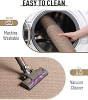 Vista 6 de PADOOR Peldaños de escalera antideslizantes, alfombras de escalera con respaldo de goma para escalones de madera, 15 piezas de peldaños de escalera