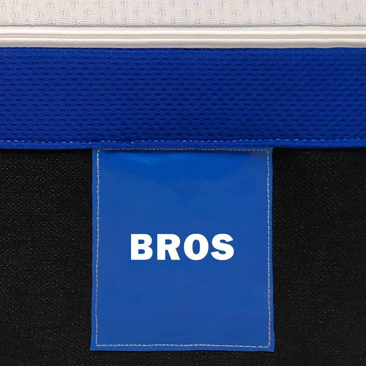 Baldiflex Materasso Matrimoniale a Molle e Memory Hybrid Bros misura 160x190 cm H25 cm