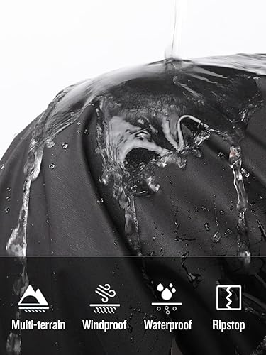 Miniatura 2 de Traje de lluvia para hombre, de alta visibilidad, reflectante, para trabajo, chaqueta de lluvia, pantalones para todos los deportes, granja, pesca,