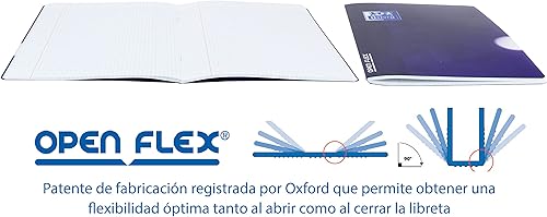 Miniatura 8 de Oxford PAQ10 Libretas A5 48 3.17 oz Tubos Cuadrados 4 x 39.2 FM Tapa Plástico
