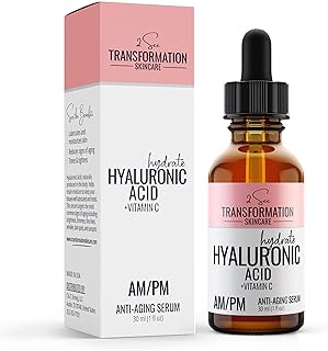 Suero de vitamina C, suero de ácido hialuróni...