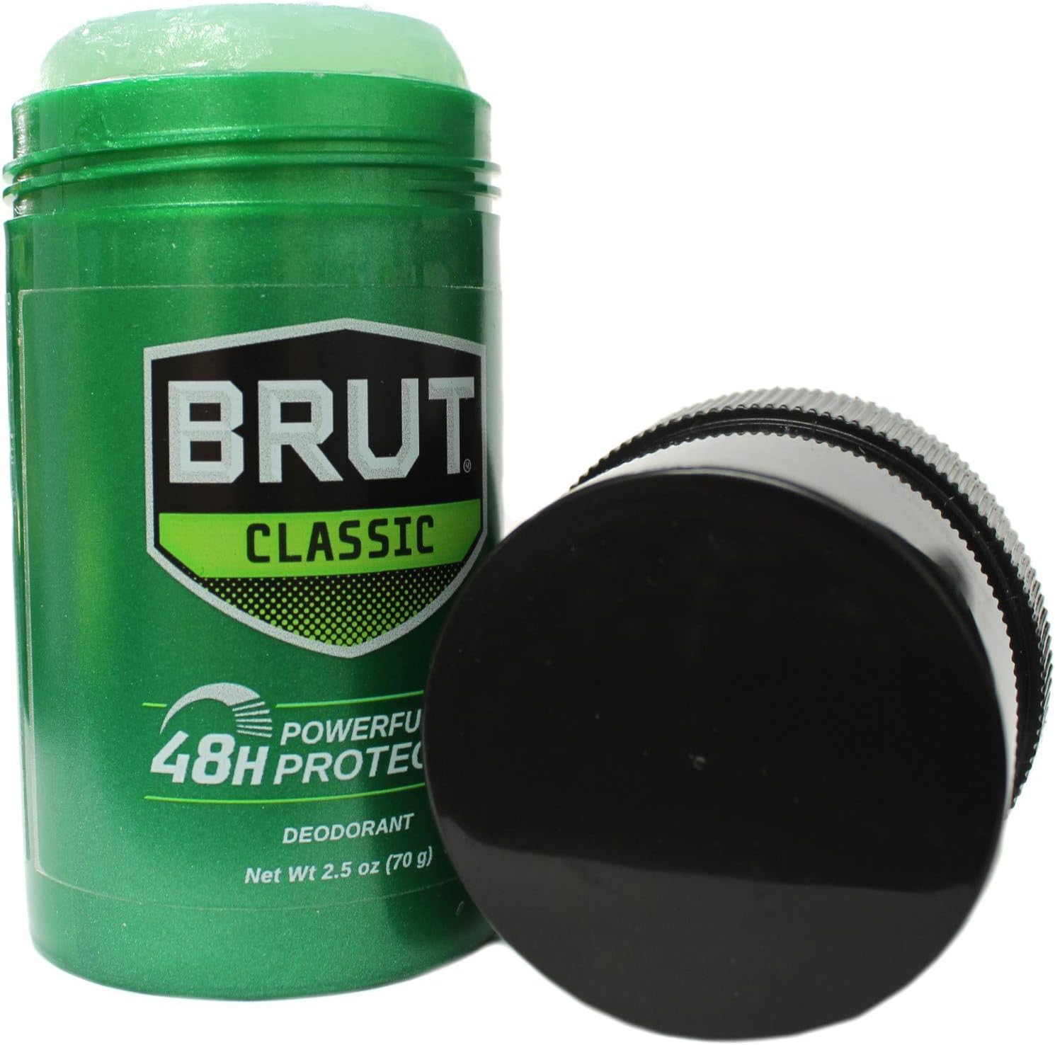 Brut Deodorant 2.25 Ounce Round Solid Classic (66ml) (3 Pack)