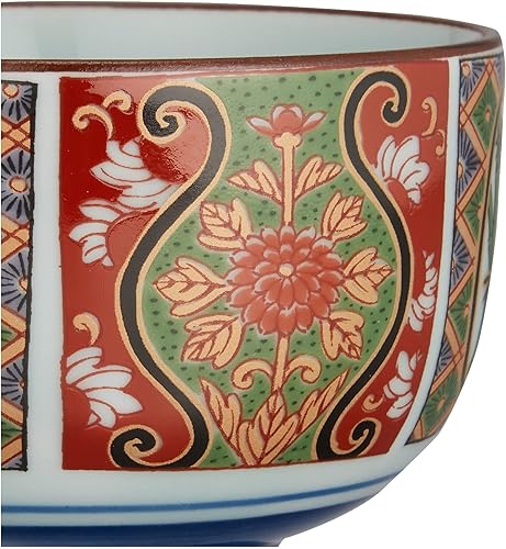 Miniatura 6 de RAO3Z Arita Ware Nishikko Imari 157281 - Cuenco de té con soporte para té