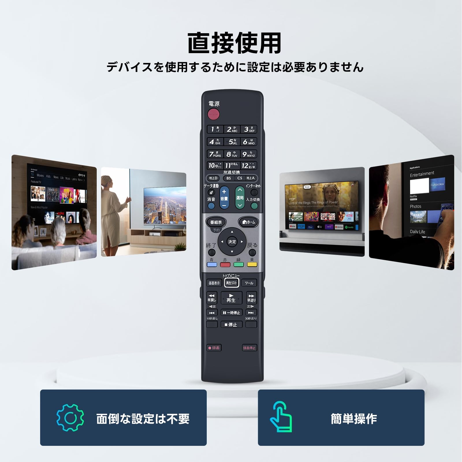 Amazon | テレビリモコン GA820WJSA for SHARP シャープリモコン AQUOS