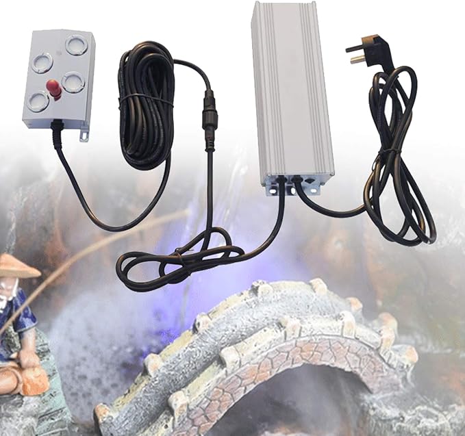 Image EnweMahi Mini Mist Maker Fogger Fog out Quickly, Fogger Water Fountain Capacitive Sensor Head Humidify, Pond Fogger for Rockery, Pool, Fish Pond,C Image EnweMahi Mini Mist Maker Fogger Fog out Quickly, Fogger Water Fountain Capacitive Sensor Head Humidify, Pond Fogger for Rockery, Pool, Fish Pond,C