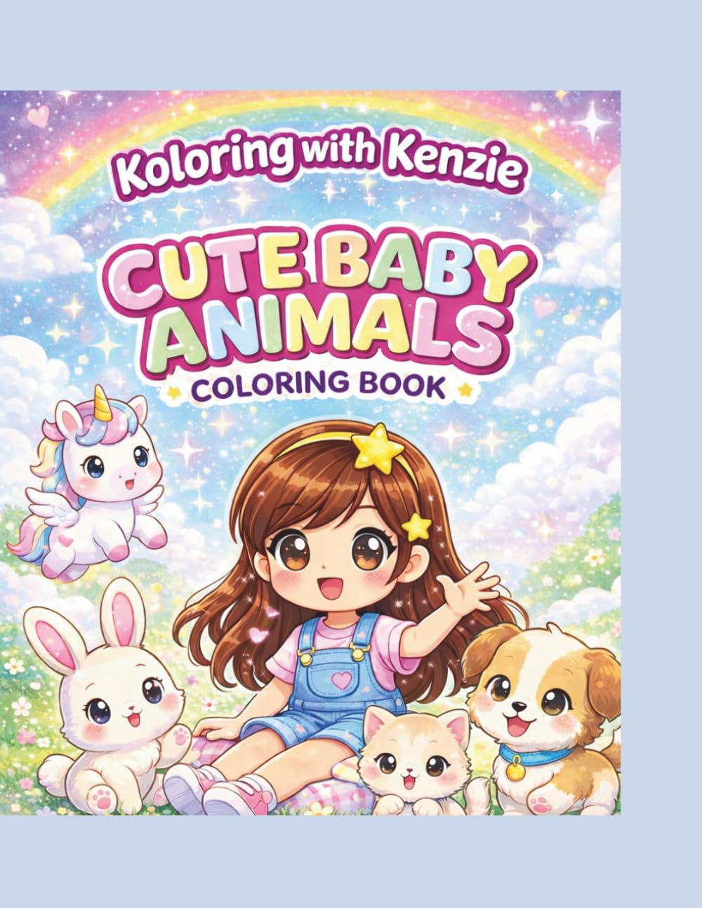 Koloring with Kenzie: Cute Baby Animals Coloring Book
