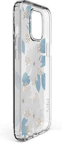 Miniatura 6 de Casely Funda para iPhone 11 Pro Max  Funda floral transparente azul y dorada