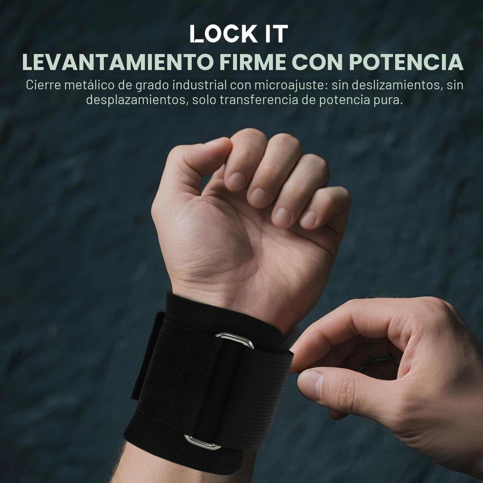 RitFit Correas de levantamiento + protector de muñeca para levantamiento de pesas, culturismo, MMA, levantamiento de potencia, entrenamiento de fuerza ~ hombres y mujeres