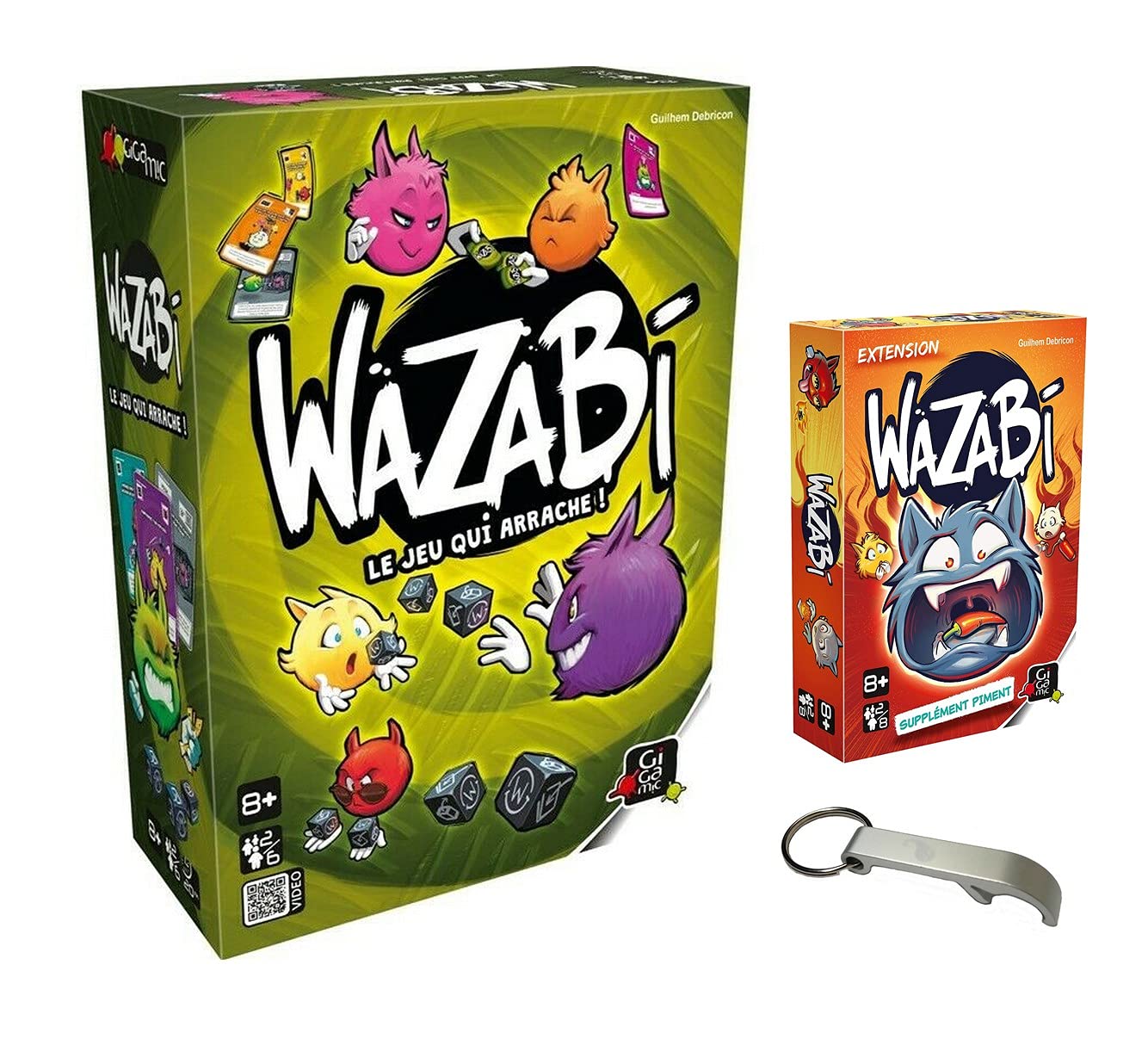 Set Wazabi + Chili Erweiterung + 1 Blumie Flaschenöffner (Wazabi + Erweiterung)