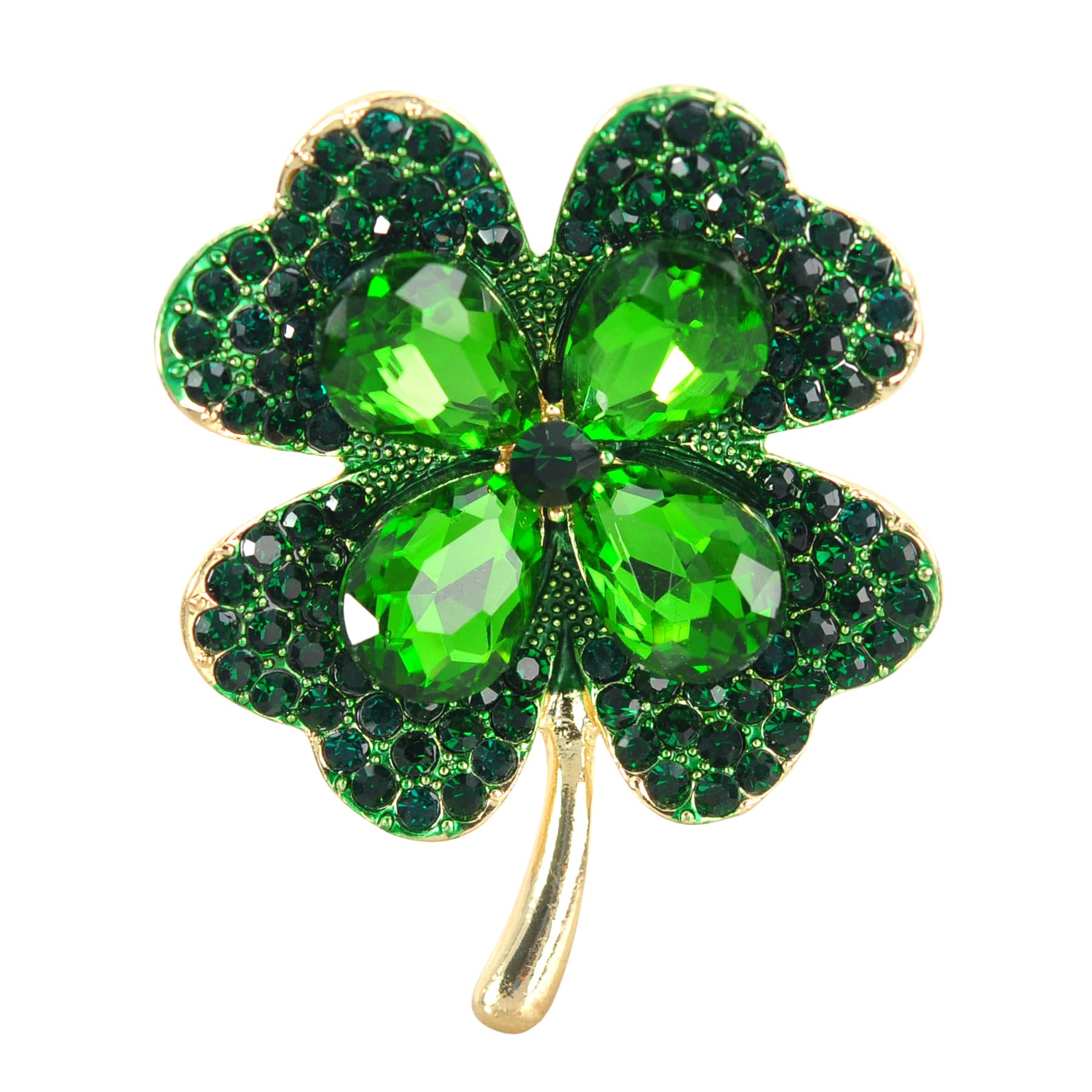 Gyn&Joy Four Leaf Clover Brooch Pin