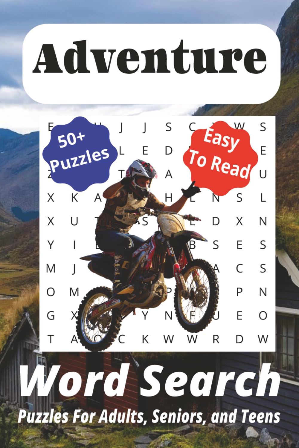 Adventure Word Search Puzzle Book: Word Searches with Easy-to-Read Print about Exploration, Discovery, and Thrilling Experiences, and More | 6x9 ... for Celebrations, Vacation, and Holidays.