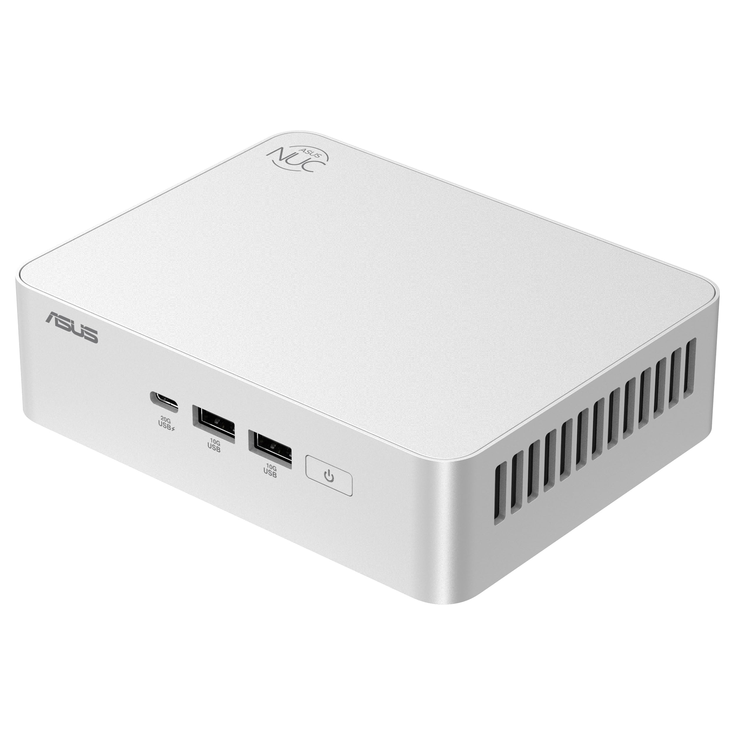 ASUS NUC 15 Pro+ Mini PC, Procesador Intel Core Ultra 5 225H, Intel ARC Graphics, sin Memoria, sin Almacenamiento, sin SO, Cable de alimentación Incluido, Plata | DDR5-6400, tarjeta gráfica integrada, Wi-Fi 7, Bluetooth 5.4, compatible con Windows 11 Pro