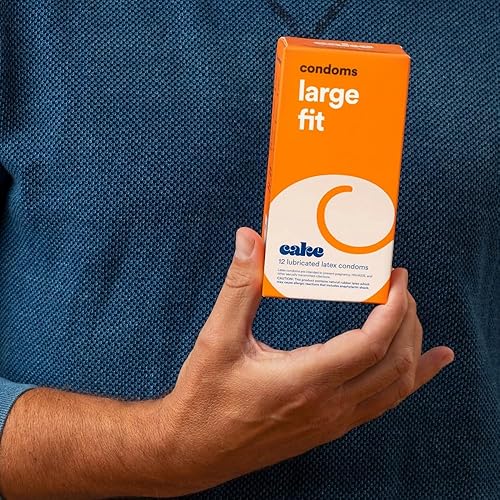Miniatura 2 de Hello Cake - Preservativos grandes, lubricados, látex natural. Ajuste más grande para máxima comodidad. Sin BPA, sin fragancia, sin glicerina, 12