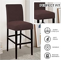 Vista 62 de Flamingo P Bar Stool Covers with Backs Bar Stool Seat Covers Barstool Covers Slipcovers Counter Height Bar Stool Chair Covers Removable Washable for