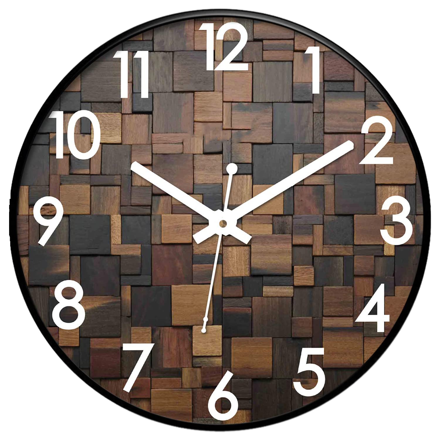 Zoliva Wall Clock 12" Silent Quartz Decorative Latest Wall Clock Non-Ticking Classic Clock Battery Operated Round Easy to Read for Room/Home/Kitchen/Bedroom/Office/School (Mustard) (B0CHJPP23J) Amazon Price History, Amazon Price Tracker