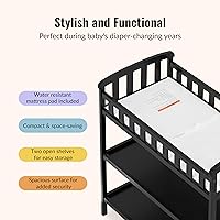 Vista 23 de Mesa cambiadora para bebés Dream On Me Emily, Espresso