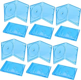 LIFKOME Caixas 12Pcs Caixa De Armazenamento De CD Discos De Plástico Caixa De Plástico Recipiente De Plástico Saco De Armazenamento De Disco Inserções De Caixa De Jóias Caixa De Álbum